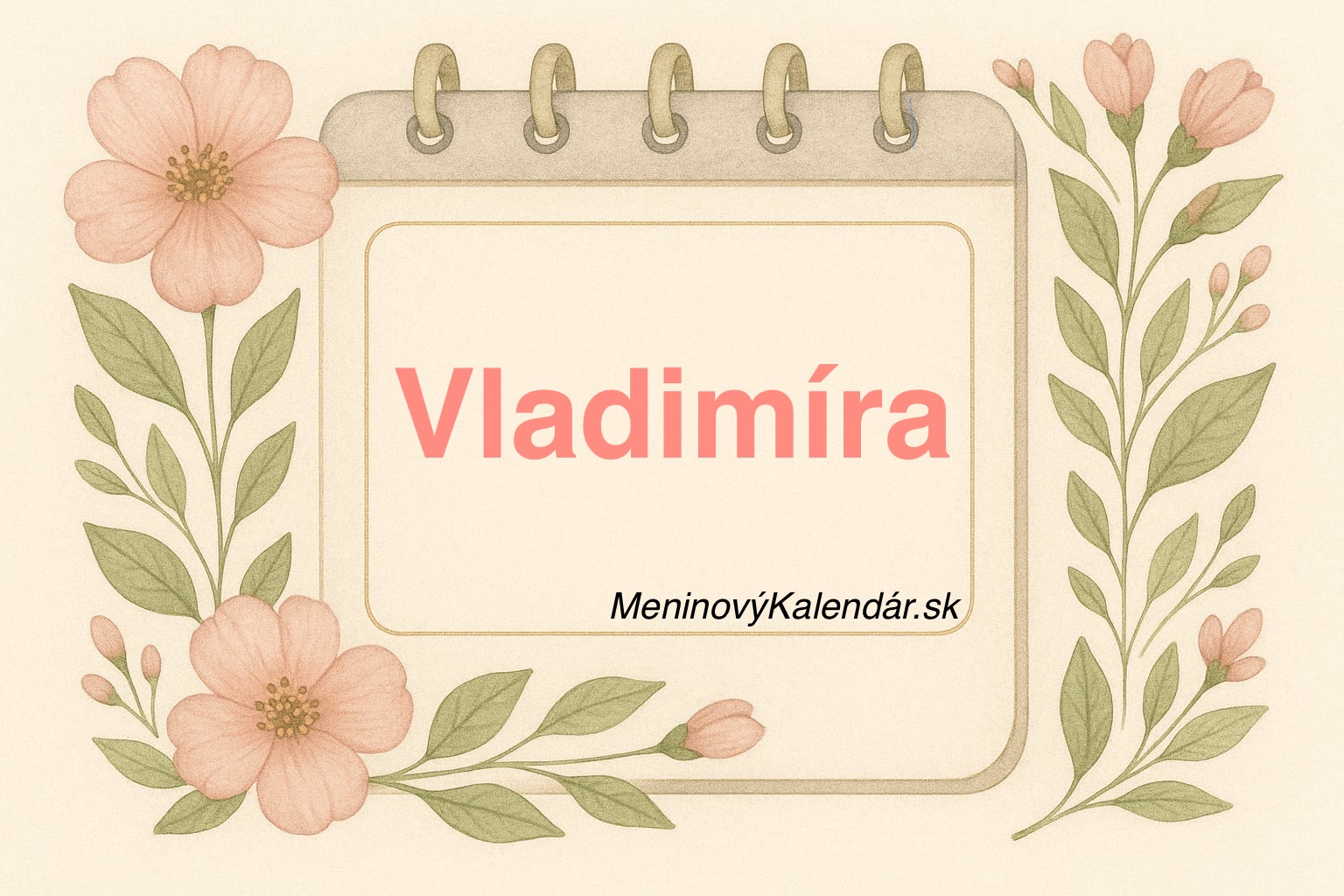 🌸 Kedy má meniny Vladimíra?