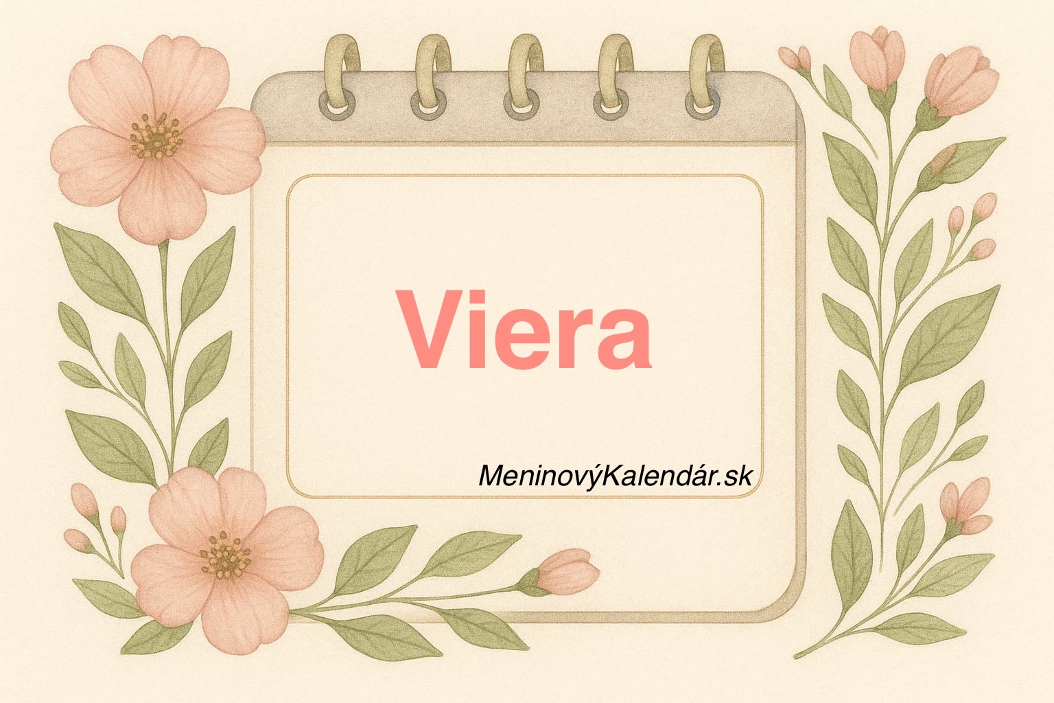 🌸 Kedy má meniny Viera?