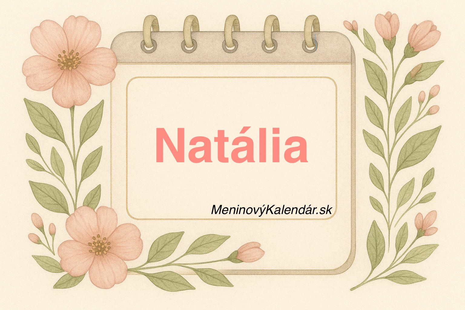 🌸 Kedy má meniny Natália?