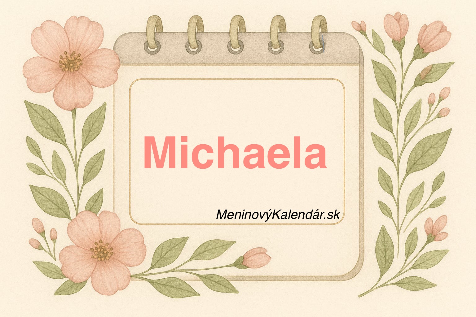 📅 Kedy má meniny Michaela?