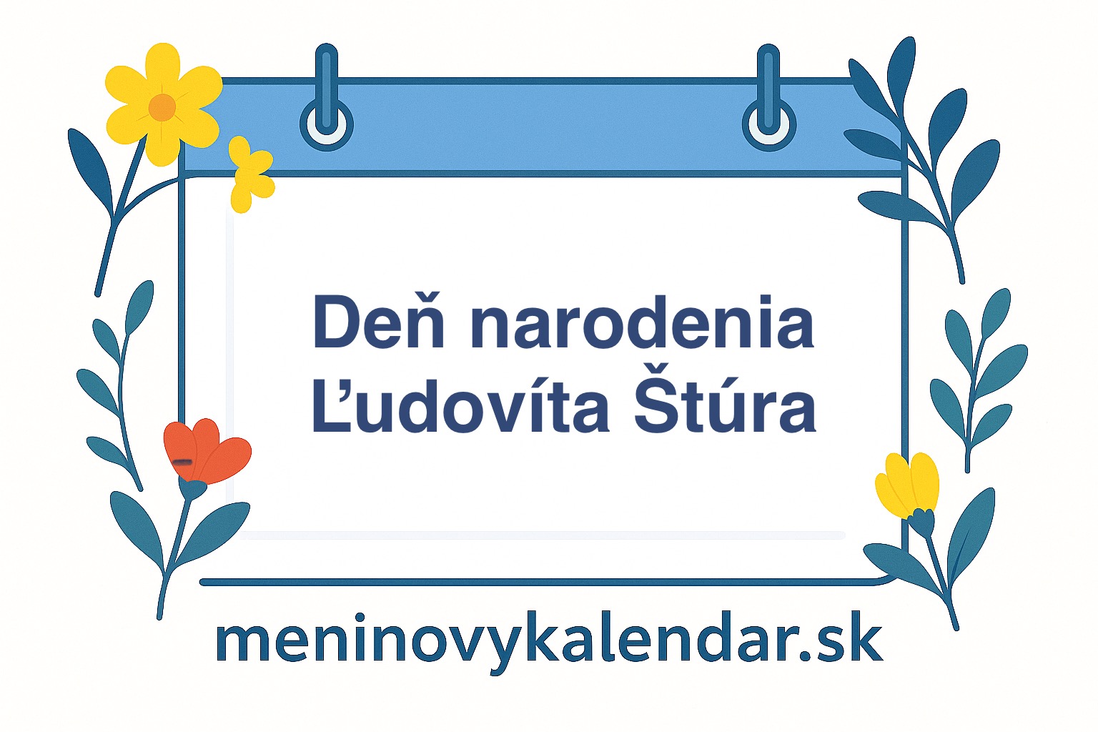 Deň narodenia Ľudovíta Štúra (29. október) 🇸🇰📜