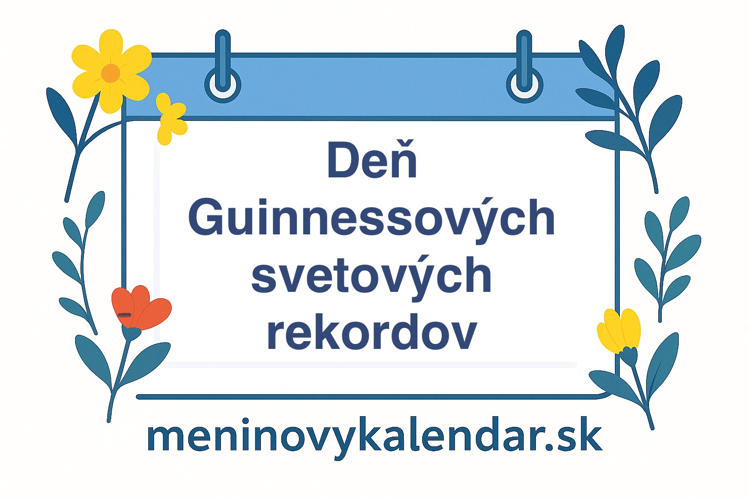 🏆 Deň Guinnessových svetových rekordov – druhý štvrtok v novembri (13. november 2025)