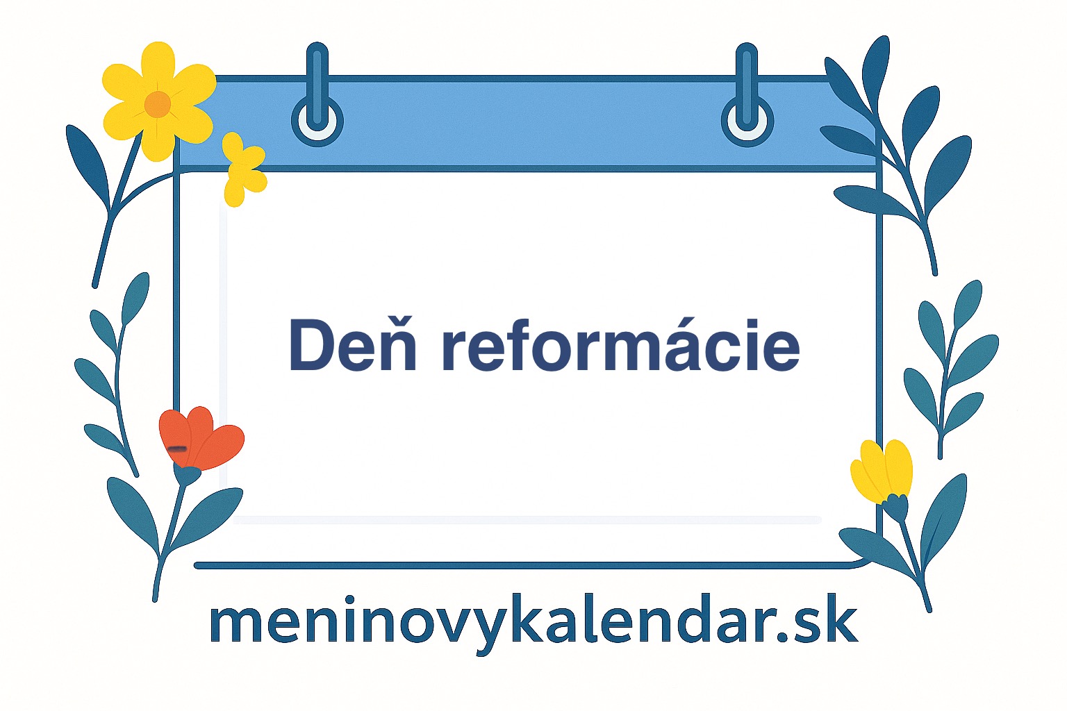 Deň reformácie (31. október) ✝️📜
