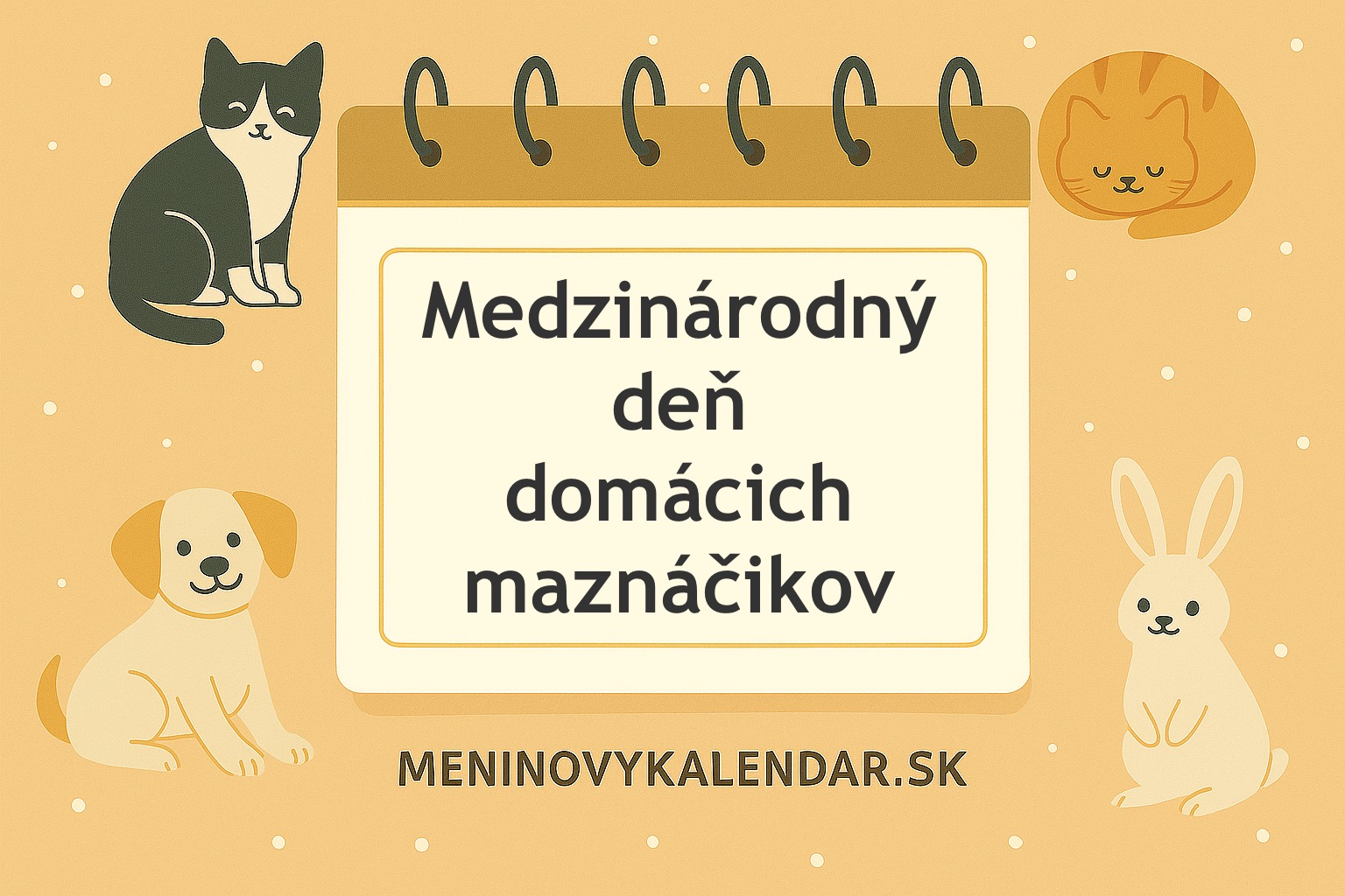 🐾 Medzinárodný deň domácich maznáčikov – oslava našich najlepších priateľov (25. október) 🐶🐱