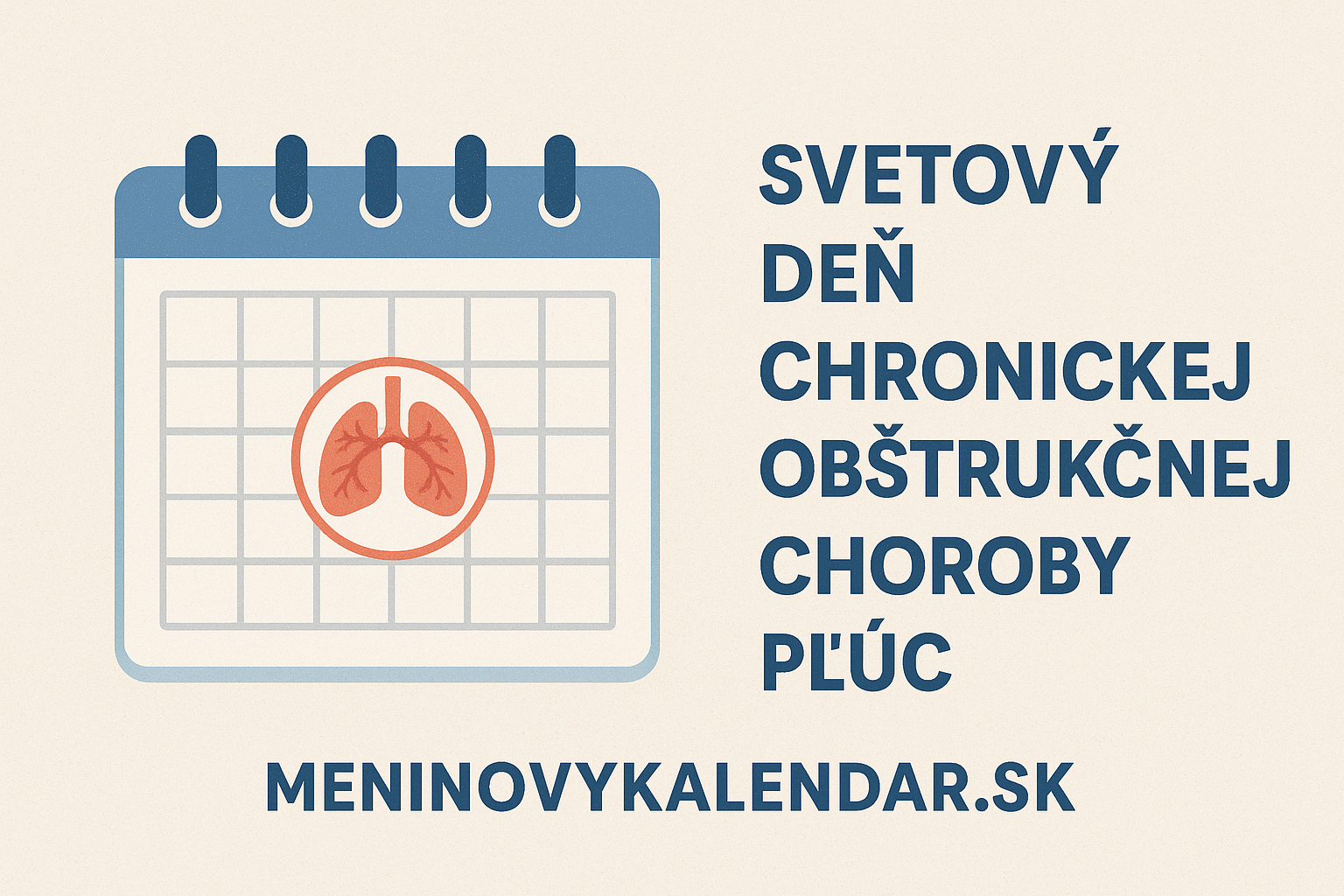 🌬️ Svetový deň chronickej obštrukčnej choroby pľúc (CHOCHP) – tretia streda v novembri (19. november 2025)