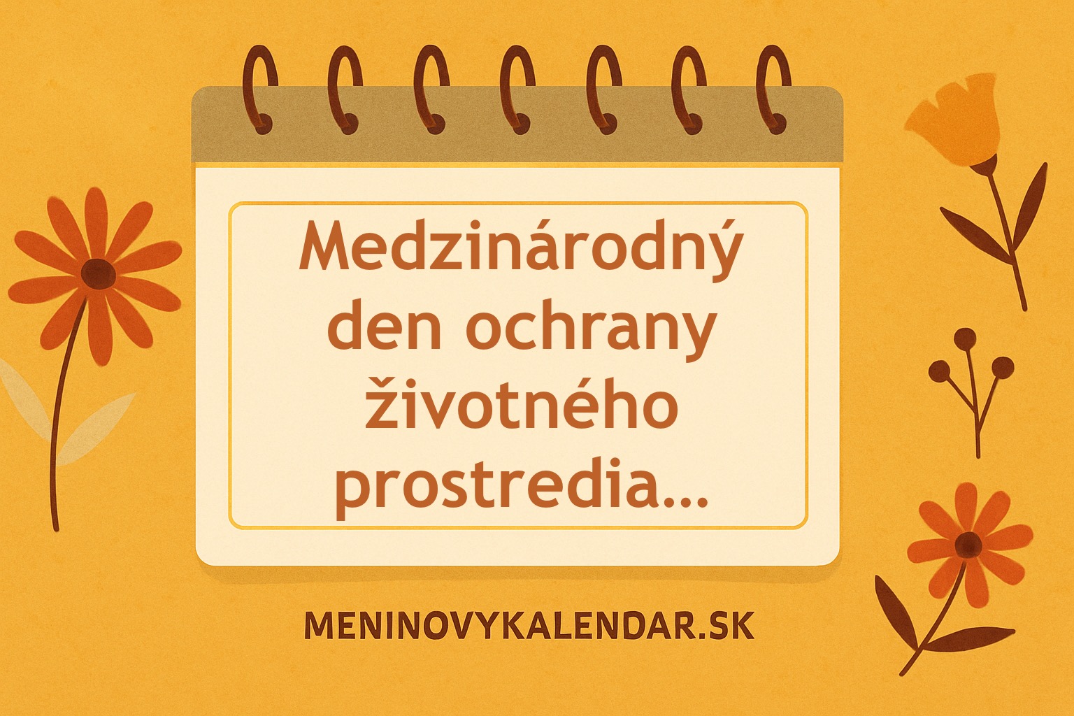 Medzinárodný deň ochrany životného prostredia pred ničením počas vojny a ozbrojeného konfliktu (6. november) 🌍🕊️