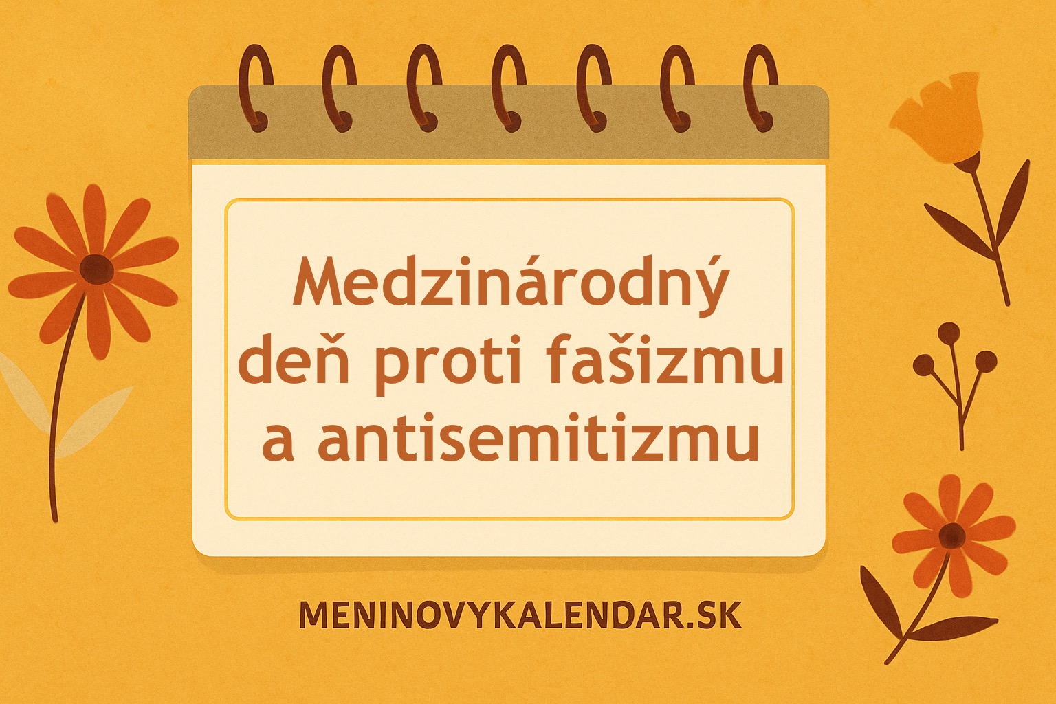 🕊️ Medzinárodný deň proti fašizmu a antisemitizmu (9. november) ✡️