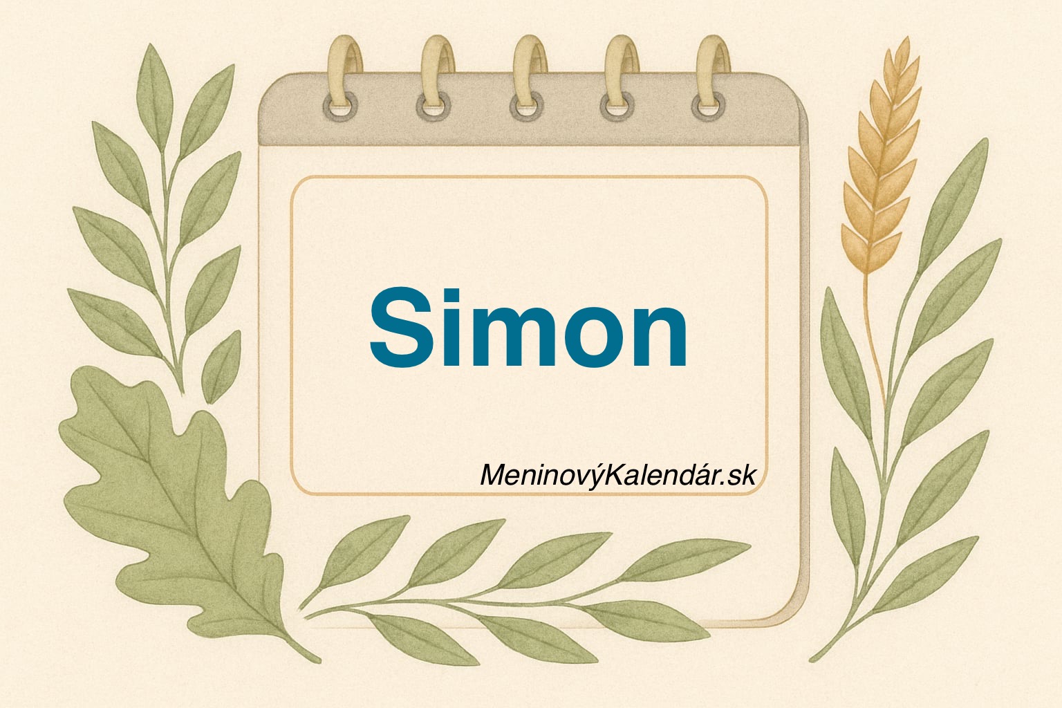 🎉 Kedy má meniny Simon?