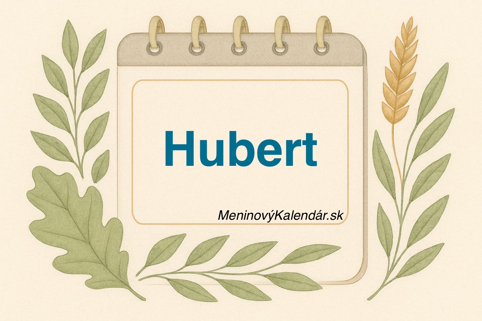 🦌 Kedy má meniny Hubert?