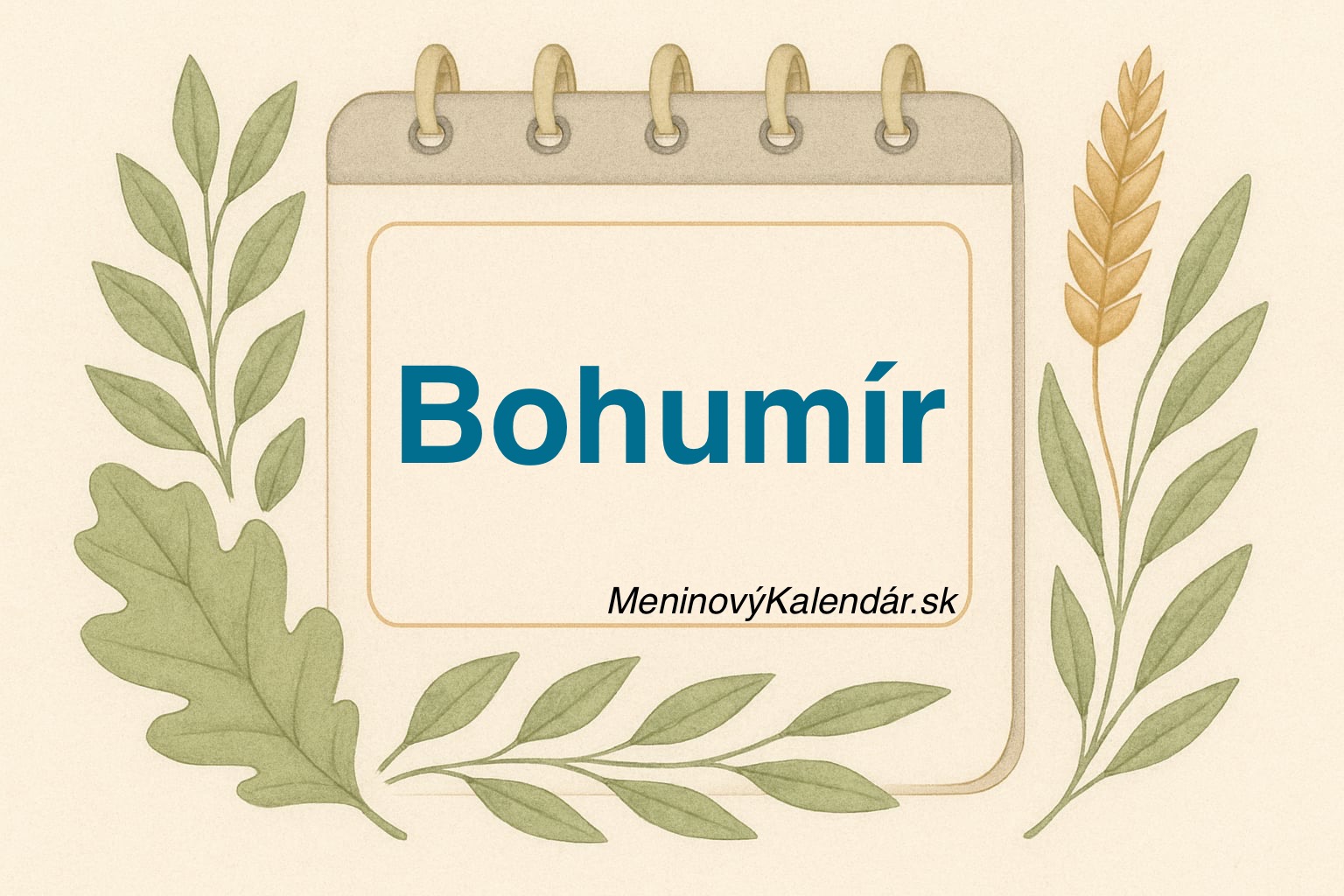 🎉 Kedy má meniny Bohumír?
