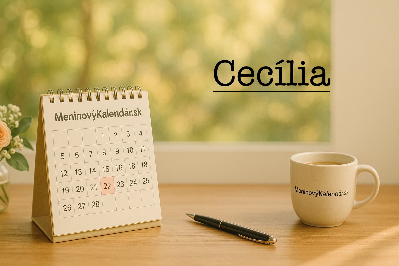 Cecília (22. november) – meniny, pôvod, história a význam mena