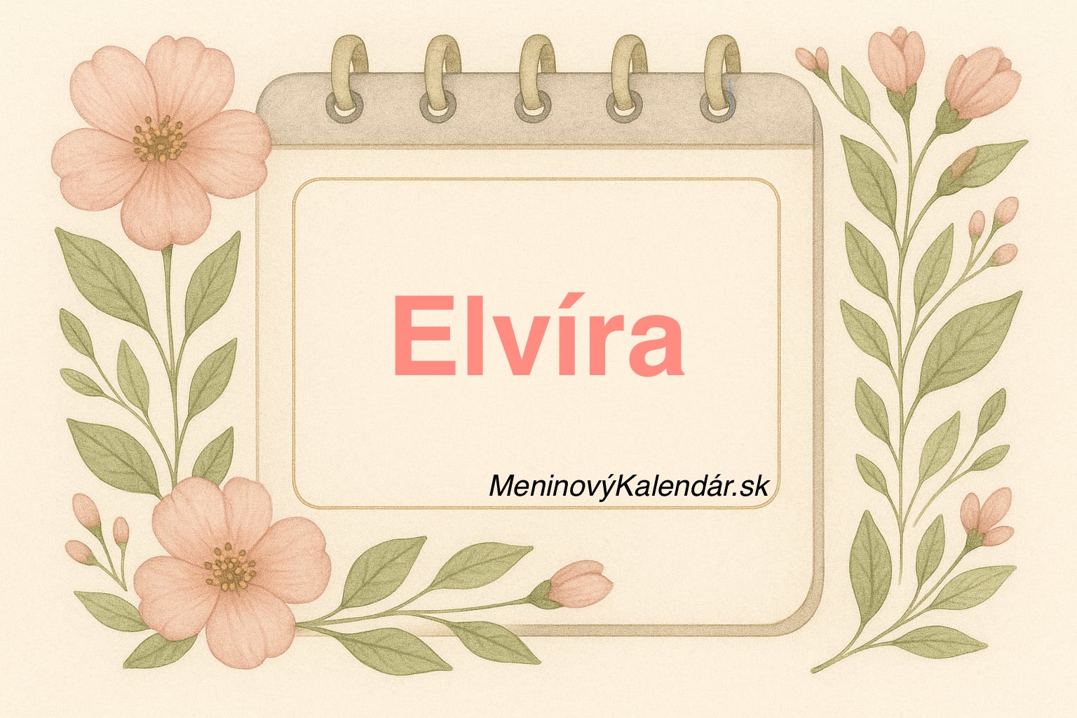 🌸 Kedy má meniny Elvíra?