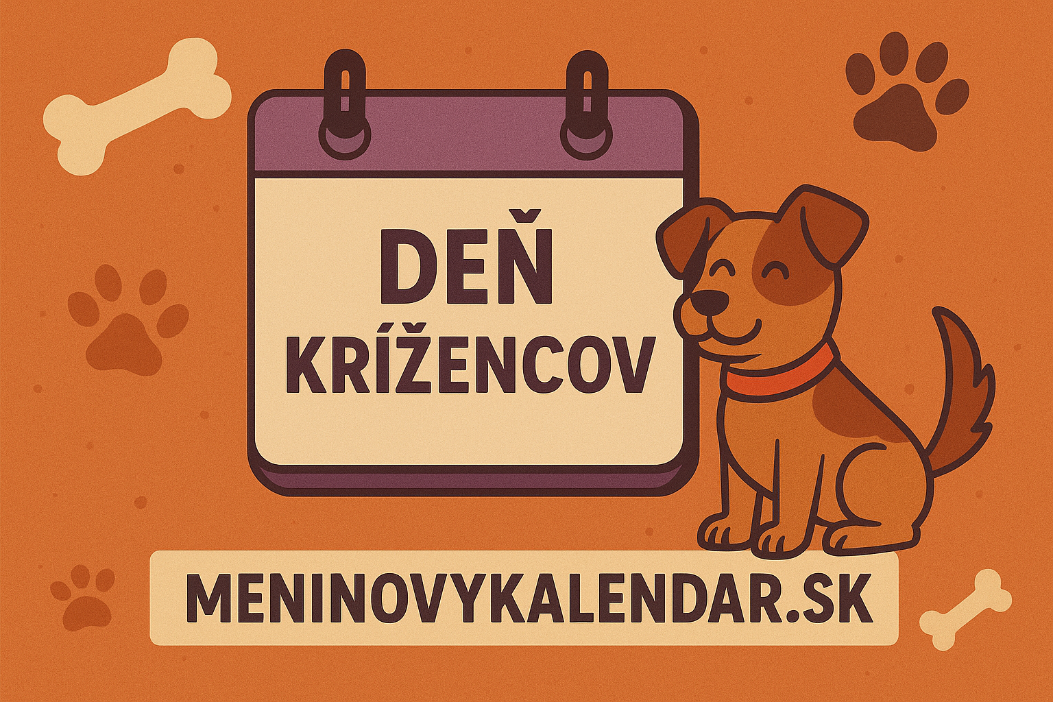 🐾 Deň krížencov – oslava psíkov, ktorí sú jedineční svojím srdcom 💛 (2. december)