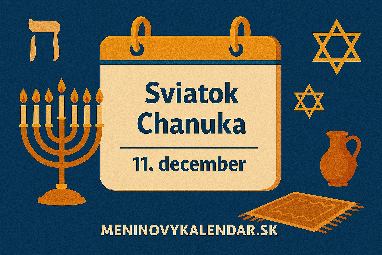 🕎 Chanuka – židovský sviatok svetla, nádeje a zázraku (11. december)