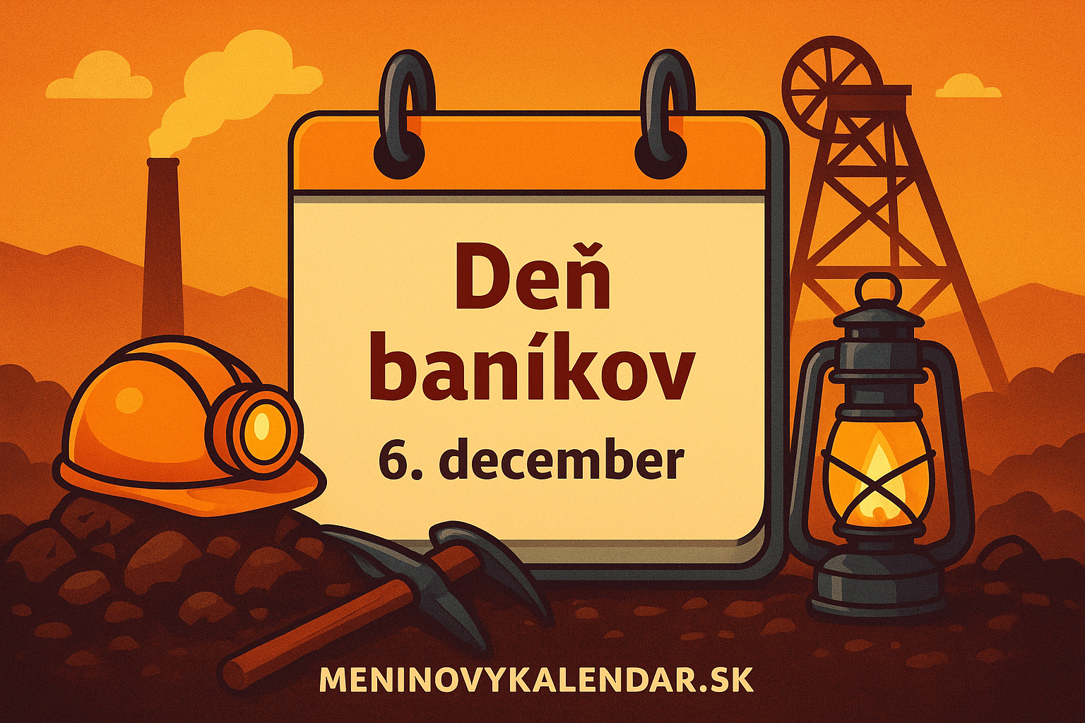 Deň baníkov – sviatok odvahy, tradícií a neviditeľných hrdinov pod zemou ⛏️🖤 (6. december)