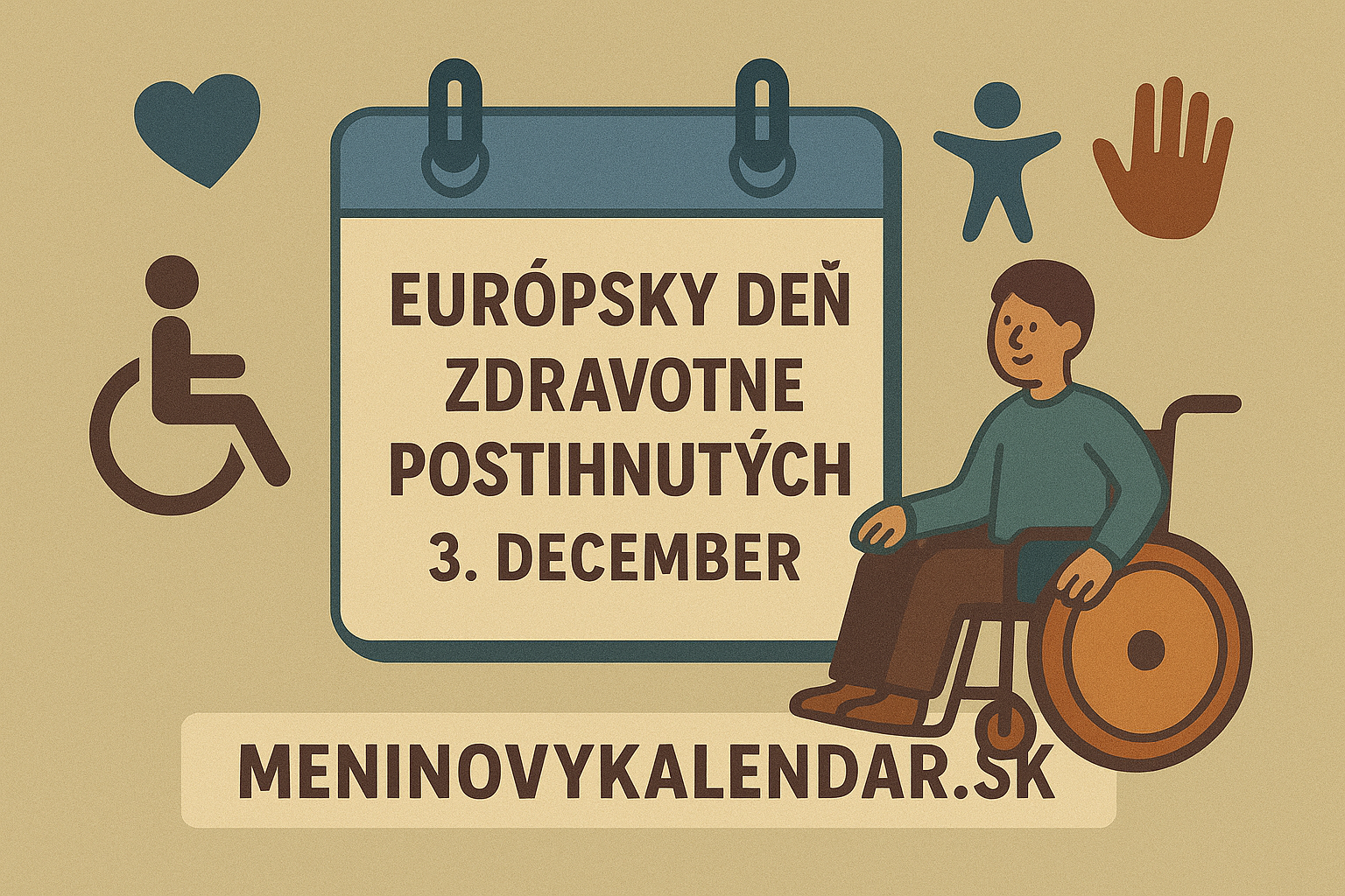 🌍 Európsky deň osôb so zdravotným postihnutím — inklúzia, prístupnosť a spoločná zodpovednosť 🇪🇺 (3. december)