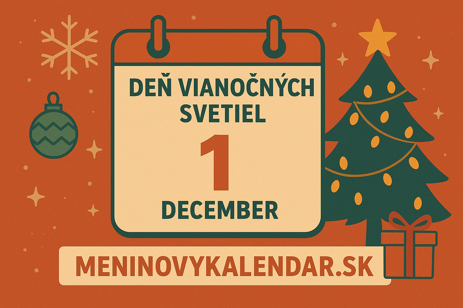 ✨ Deň vianočných svetiel – keď sa rozžiari svet 🎄💫 (1. december)