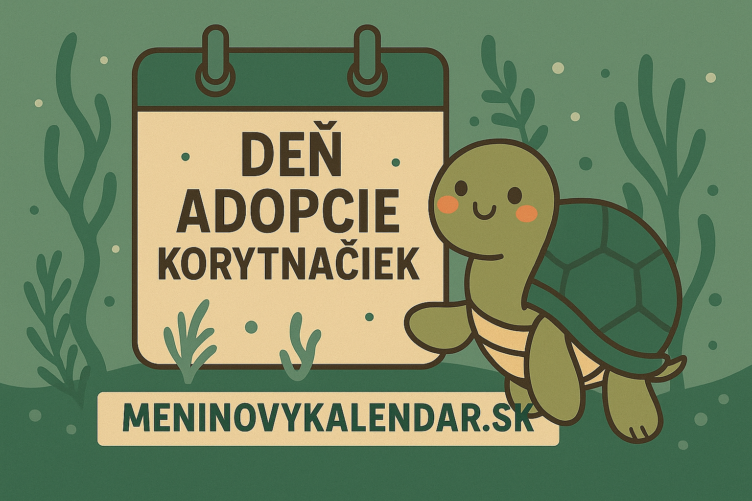 Deň adopcie korytnačiek – malý krok pre človeka, veľký skok pre prírodu 🐢💚 (27. november)