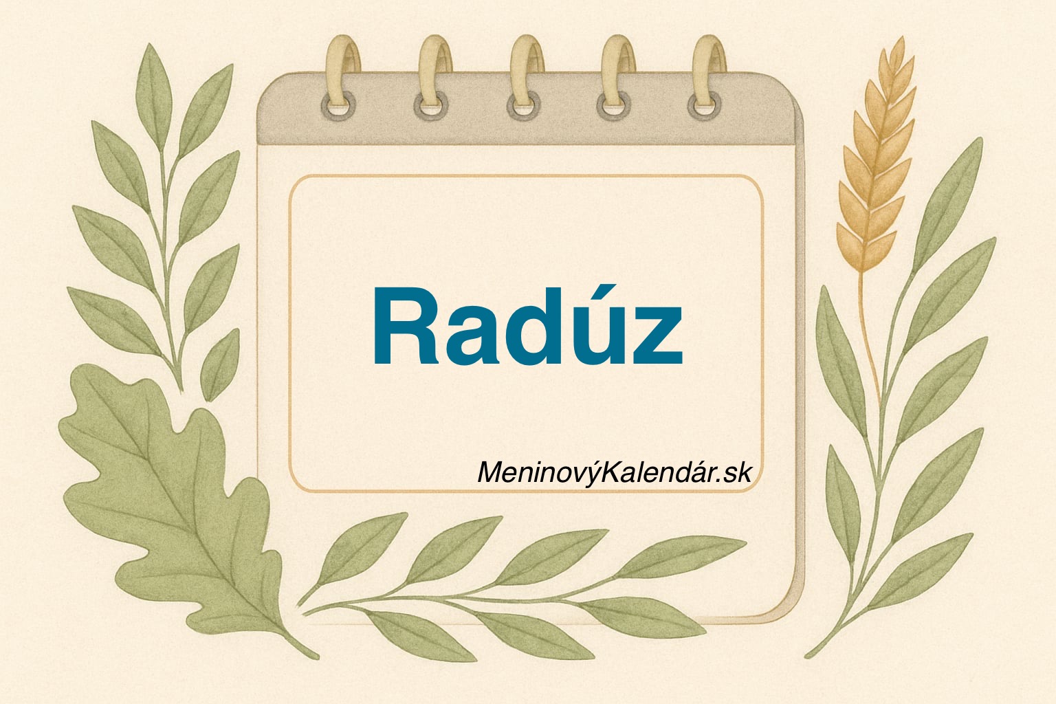 🎉 Kedy má meniny Radúz?