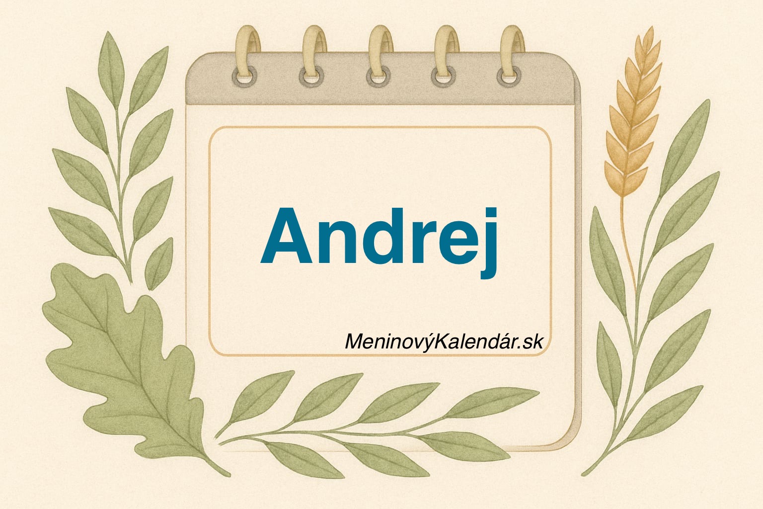 📅 Kedy má meniny Andrej?