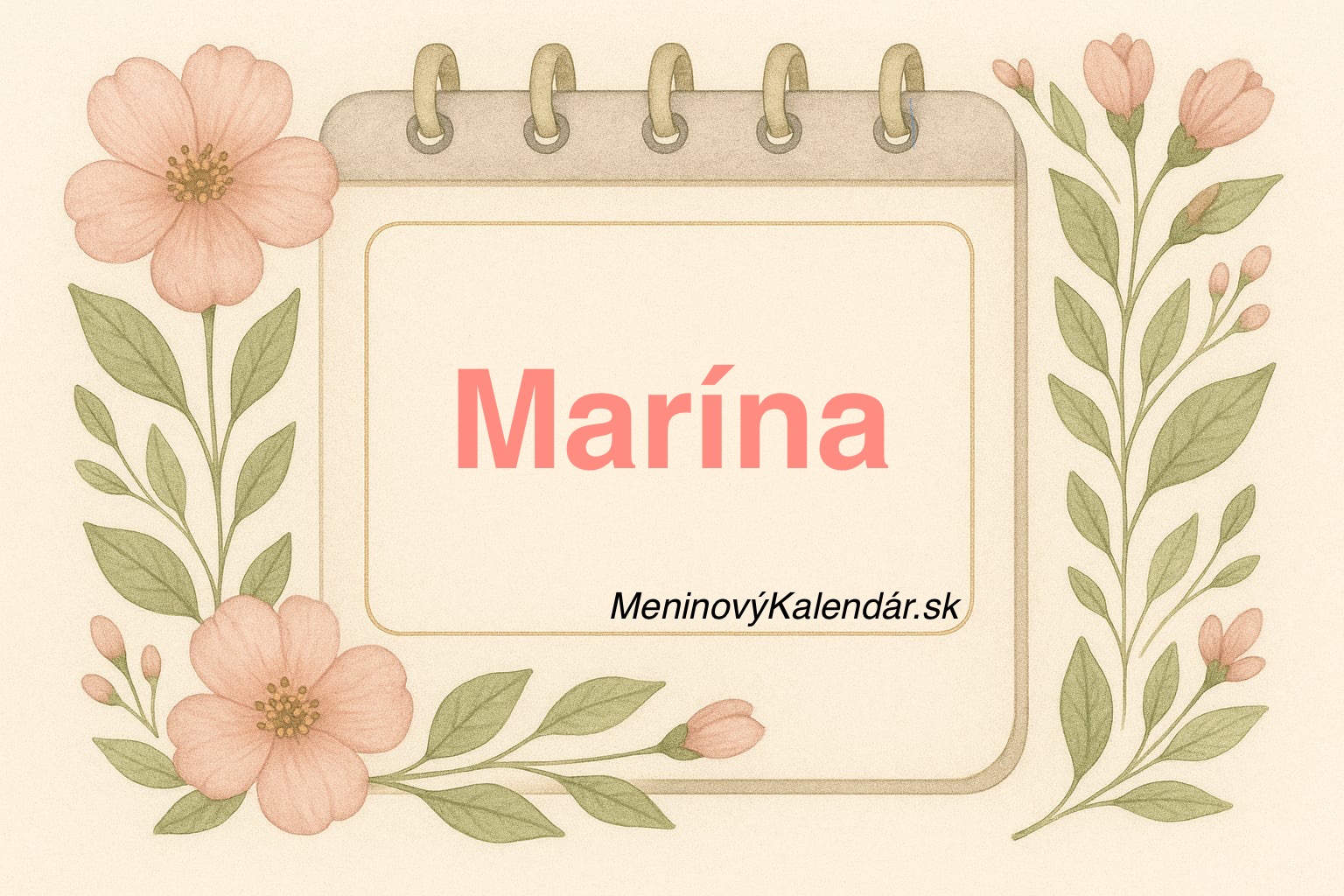 ❄️ Kedy má meniny Marína?
