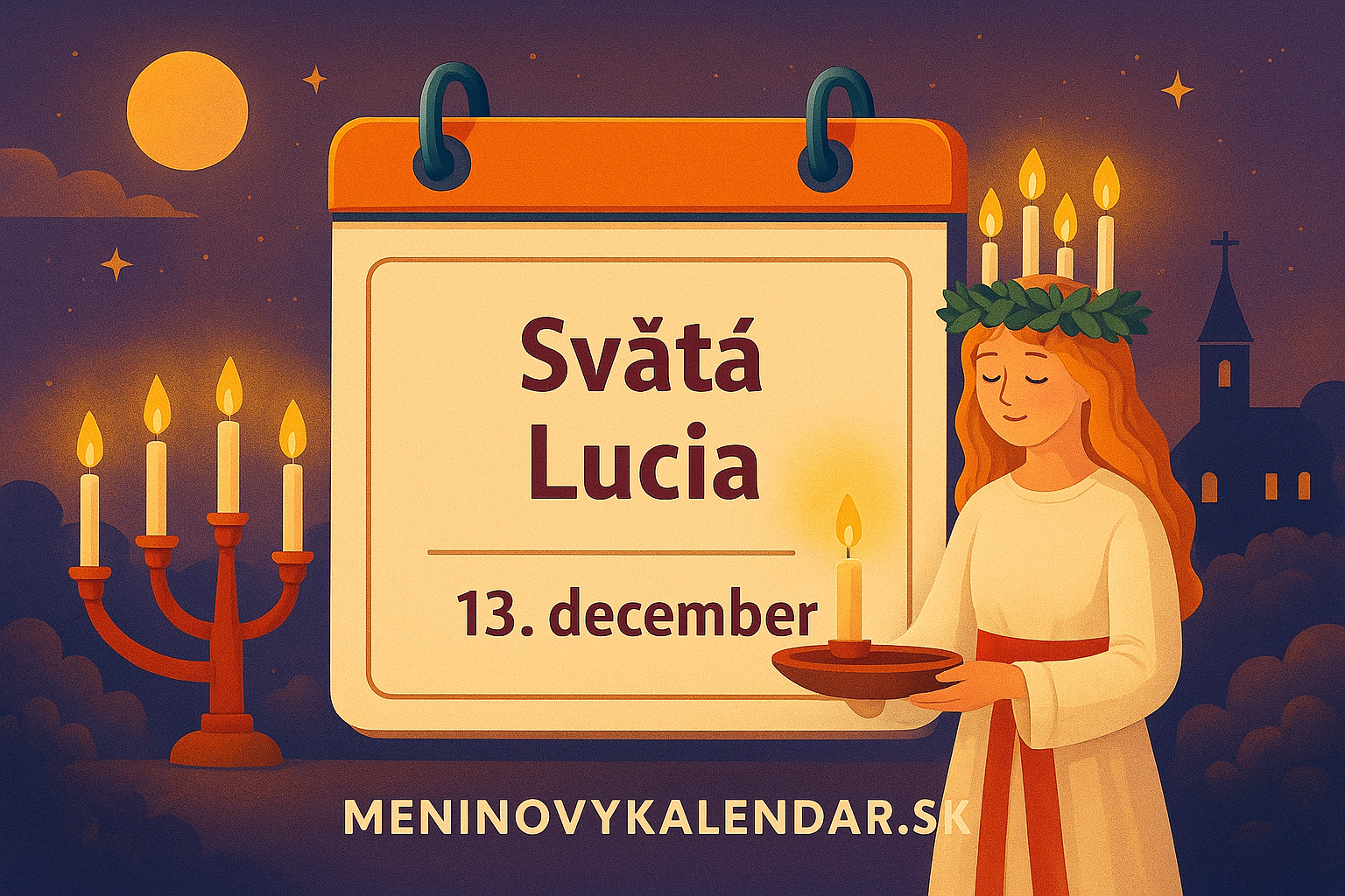 🕯️ Svätá Lucia – patrónka svetla, zraku a odvahy (13. december)