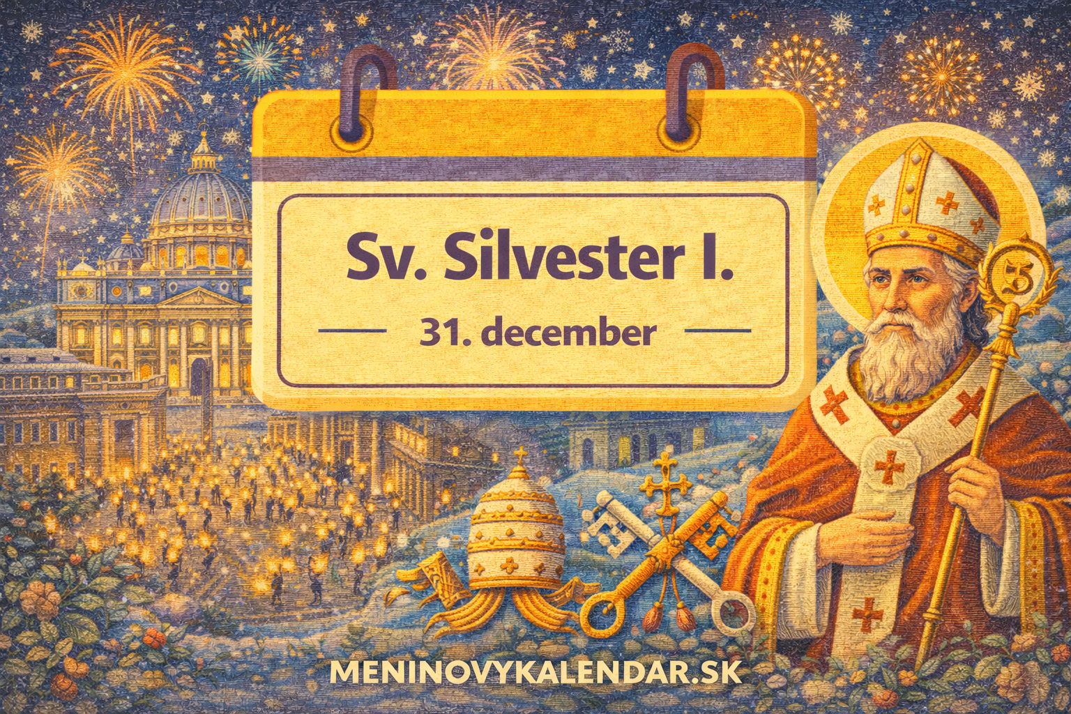 Sv. Silvester I. – pápež pokoja a novej éry Cirkvi ⛪✨ (31. december)