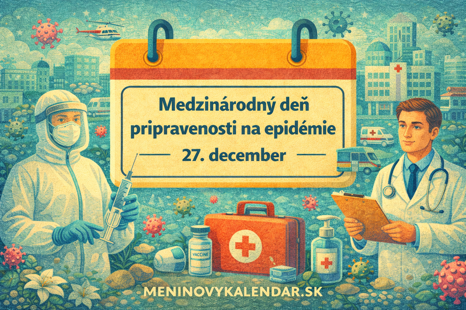 Medzinárodný deň pripravenosti na epidémie – ochrana zdravia v globálnom svete 🌍🦠 (27. december)