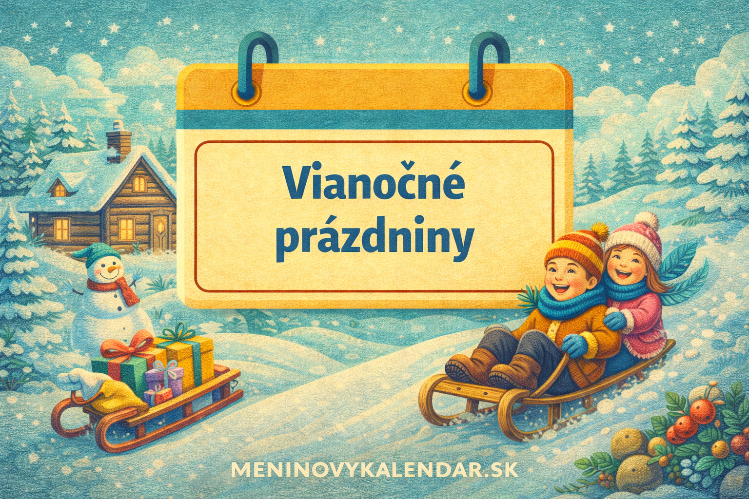 Vianočné prázdniny 2025 – čas oddychu, radosti a rodinnej pohody 🎄✨