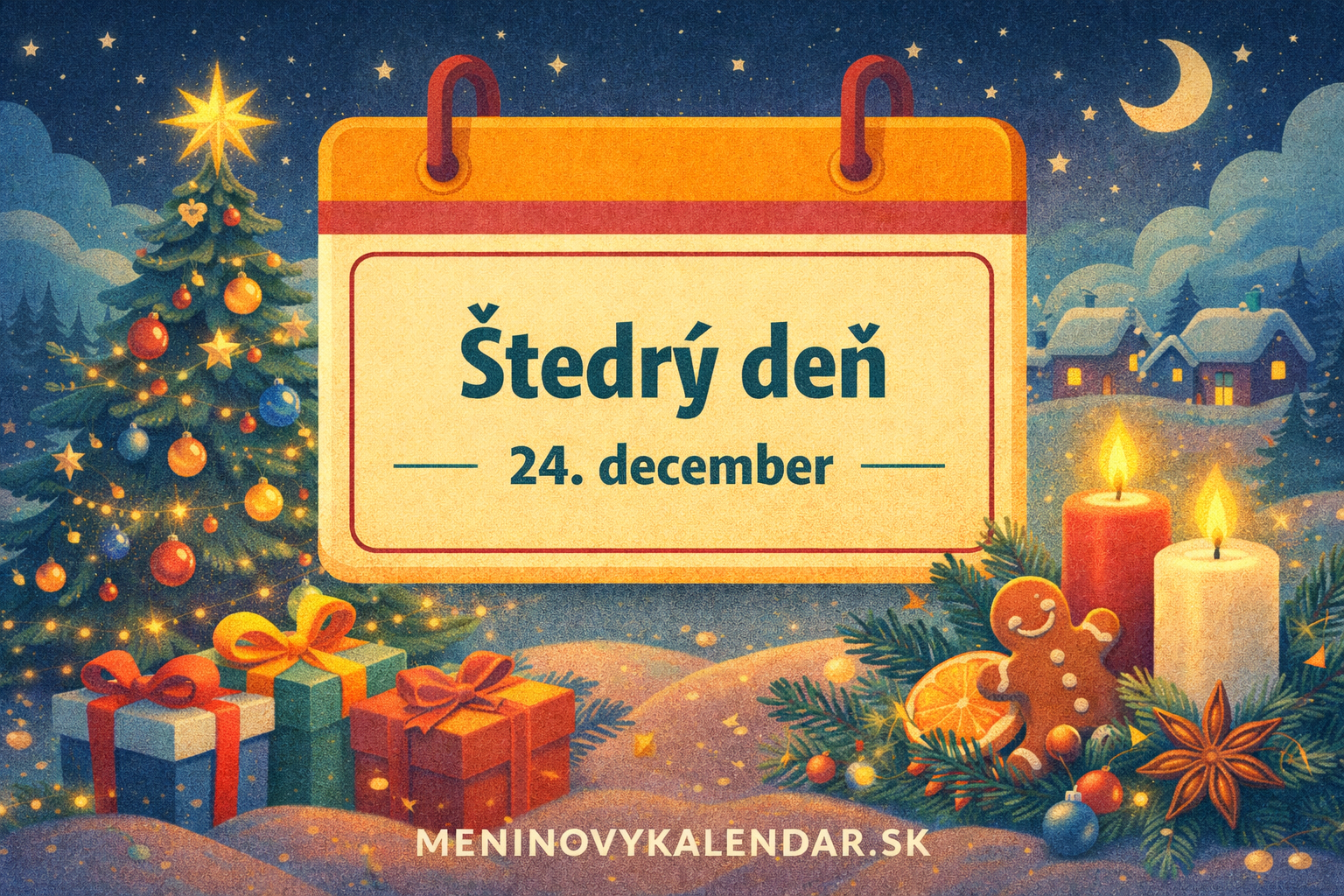 Štedrý deň 🎄✨ – jeden z najkrajších dní v roku (24. december)