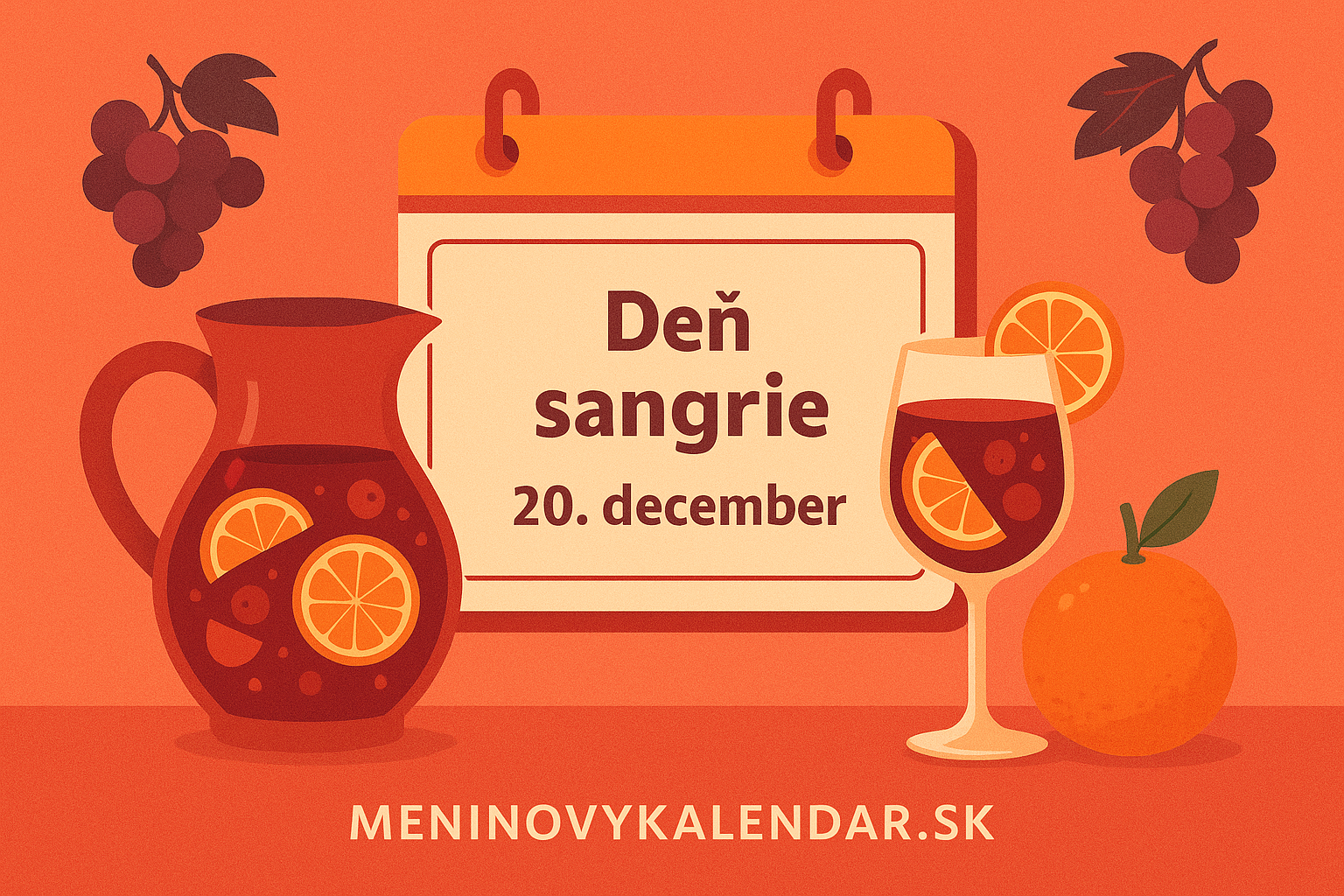 Deň sangrie 🍷🍊 – oslava tradičného španielskeho nápoja plného farieb a radosti (20. december)