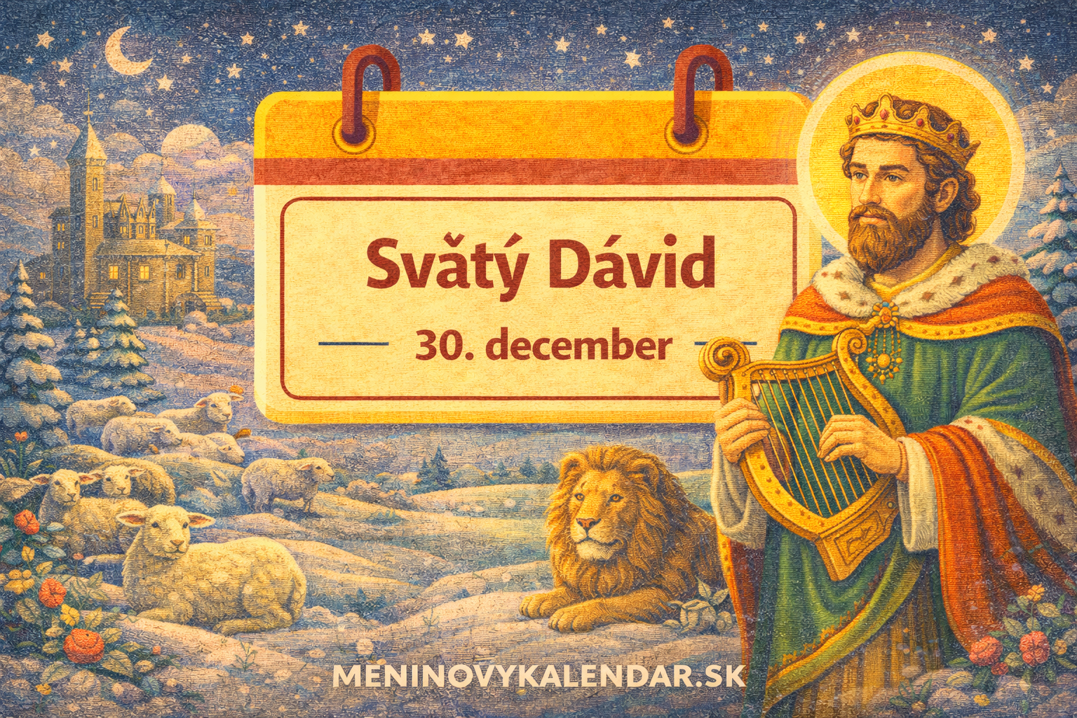 Svätý Dávid – príklad viery, pokory a oddanosti Bohu ✝️🙏 (30. december)