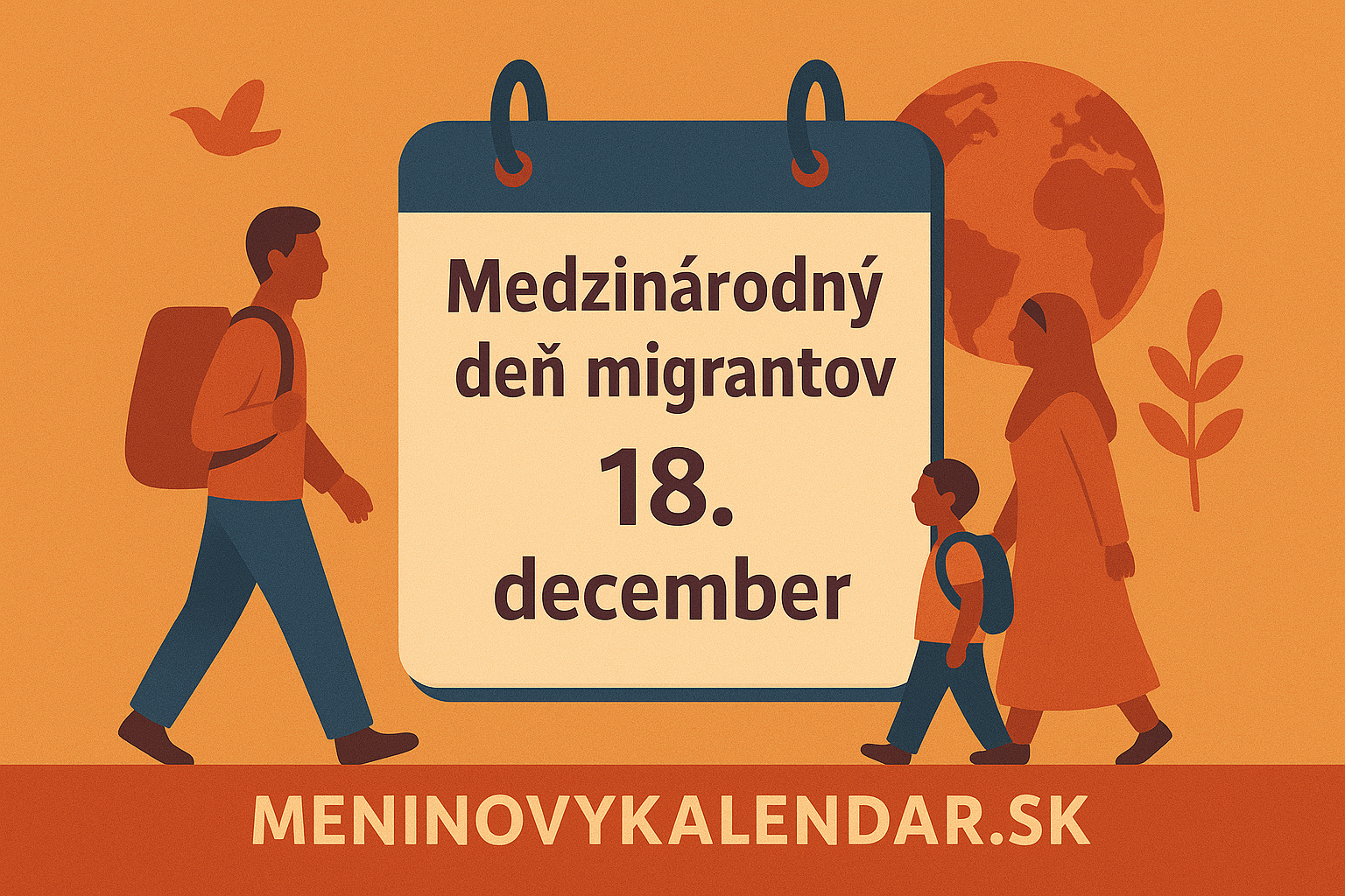 🌍🕊️ Medzinárodný deň migrantov – deň ľudí na cestách za bezpečím a dôstojným životom (18. december)