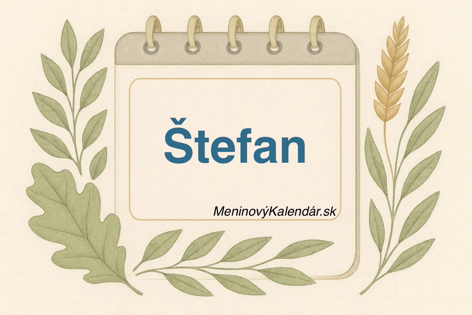 🎉 Kedy má meniny Štefan?