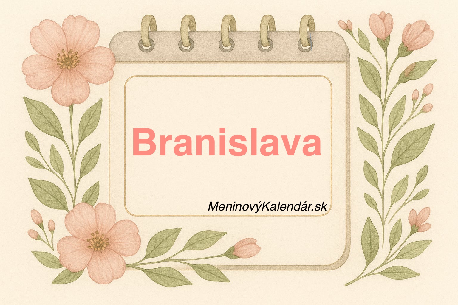 🌟 Kedy má meniny Branislava?