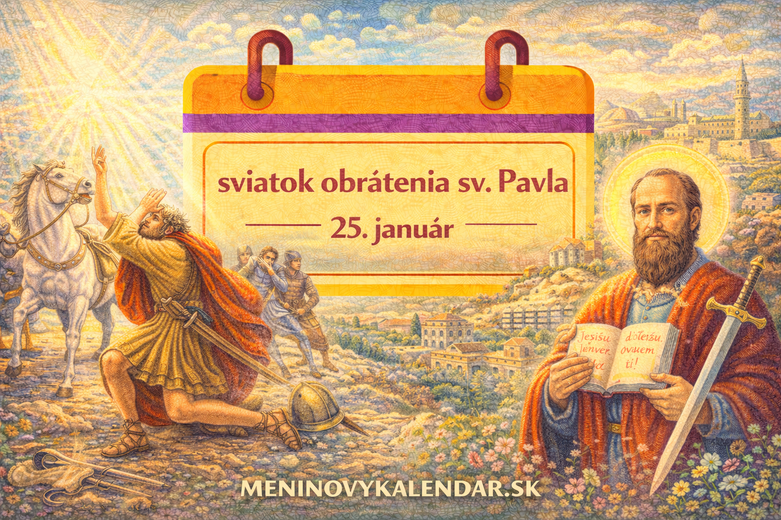 Sviatok Obrátenia sv. Pavla ✨ – sila viery, zmena srdca a nový začiatok (25. január)