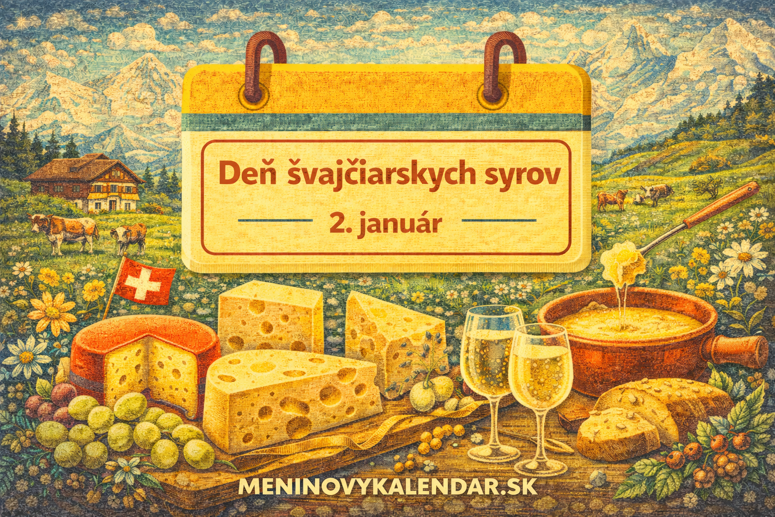 Deň švajčiarskych syrov 🧀🇨🇭 (2. január)