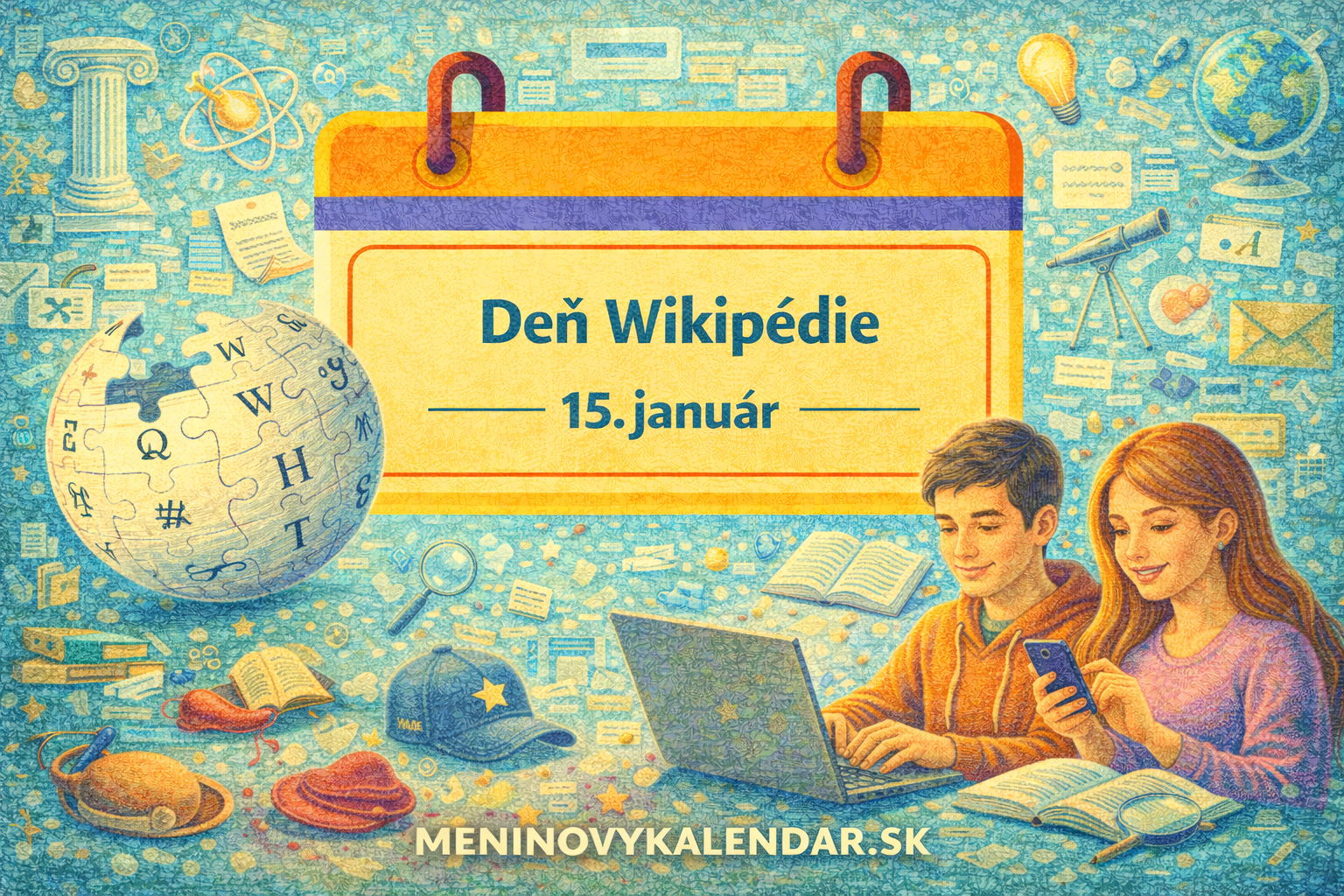 📘 Deň Wikipédie – oslava slobodných vedomostí pre celý svet (15. január)