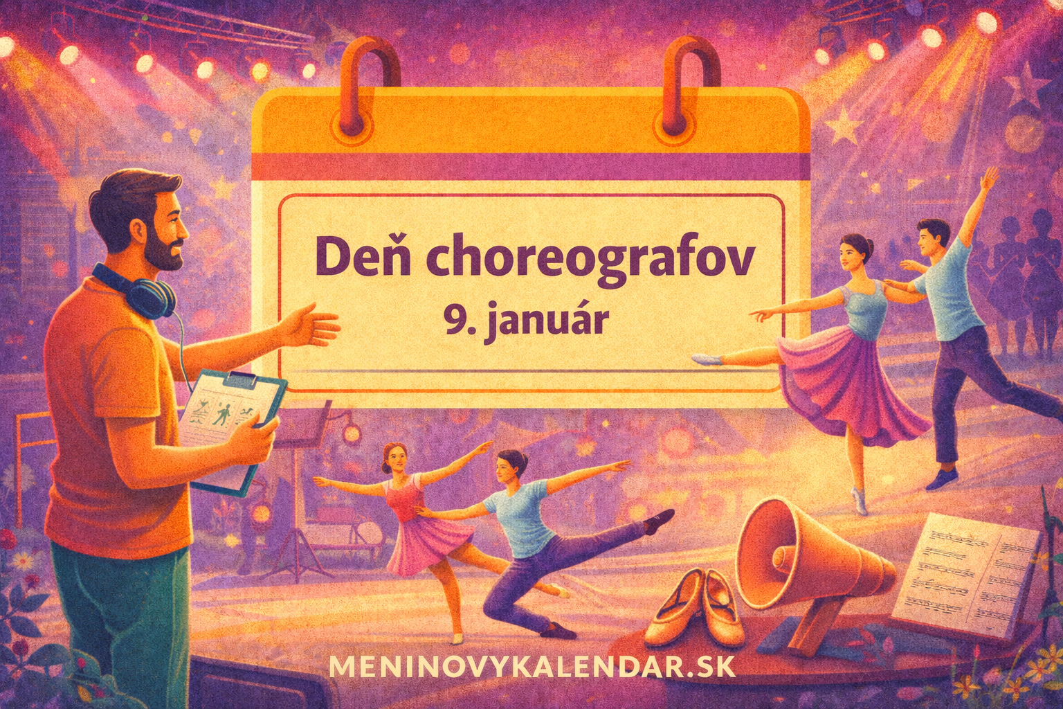 💃🕺 Deň choreografov – umenie pohybu, emócií a príbehov (9. január)