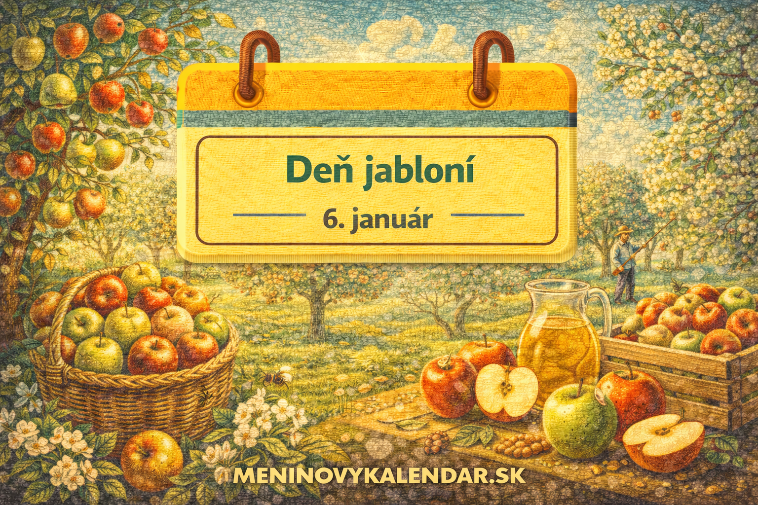 Deň jabloní – oslava stromu života, zdravia a tradícií 🍏🌳 (6. január)
