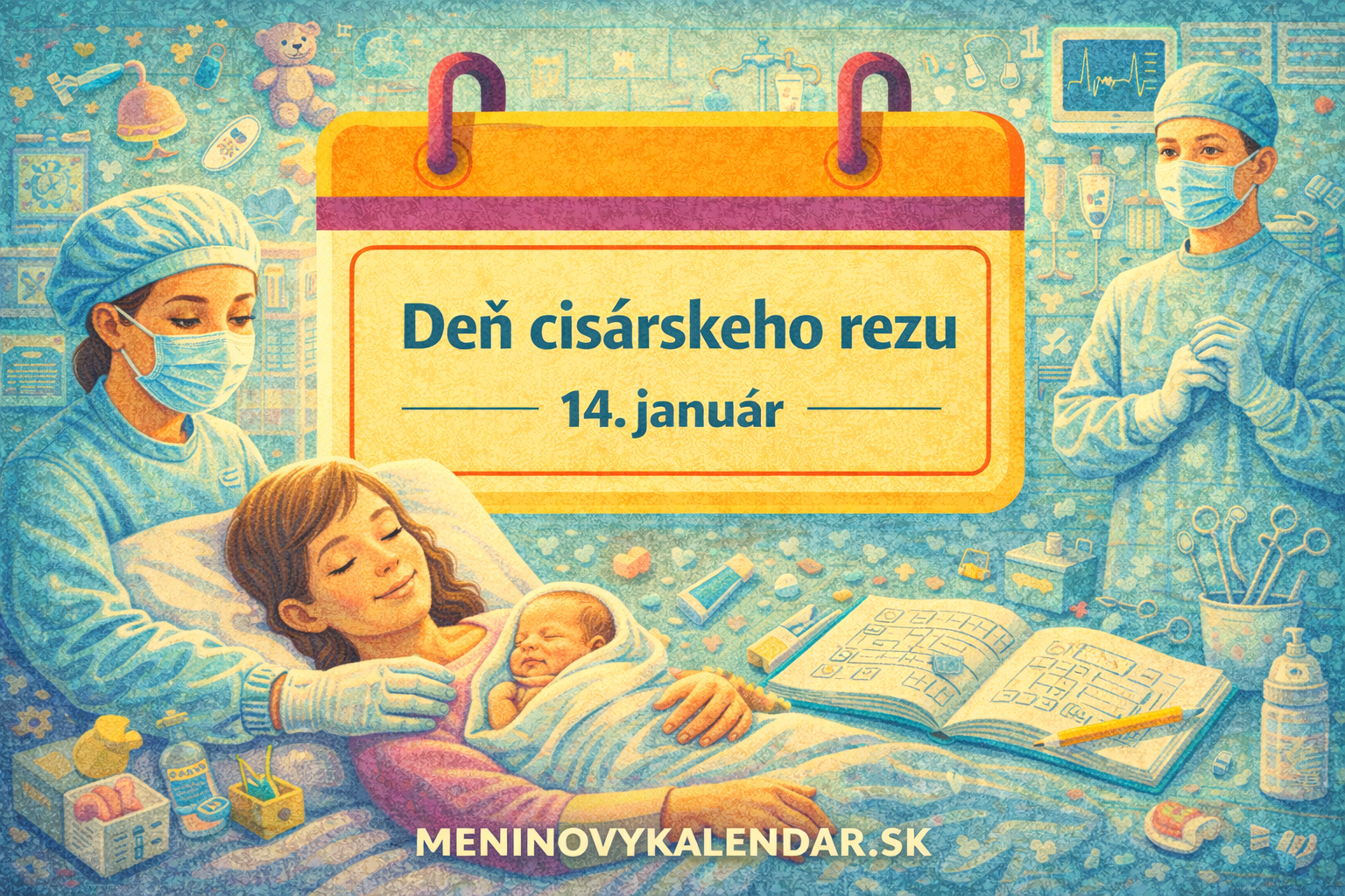 🤍 Deň cisárskeho rezu – rešpekt, život a moderná medicína (14. január)