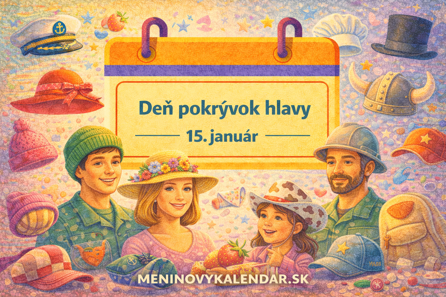🎩 Deň pokrývok hlavy – oslava štýlu, tradícií a identity (15. január)