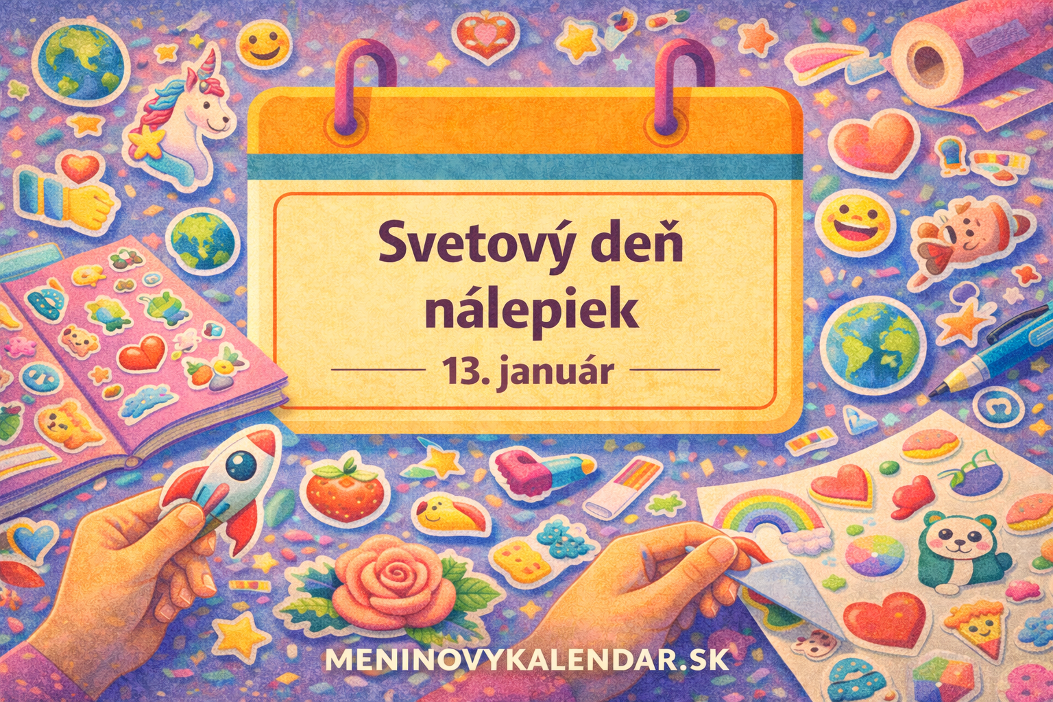 🏷️ Svetový deň nálepiek – malé obrázky s veľkým vplyvom (13. január)