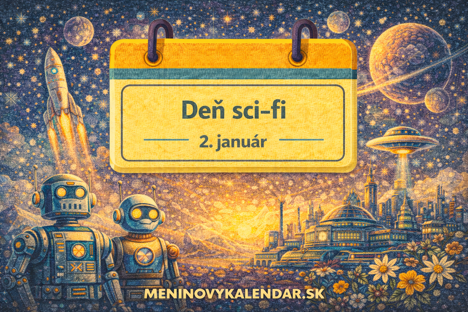 Deň sci-fi – oslava fantázie, budúcnosti a nekonečných možností 🚀👽 (2. január)