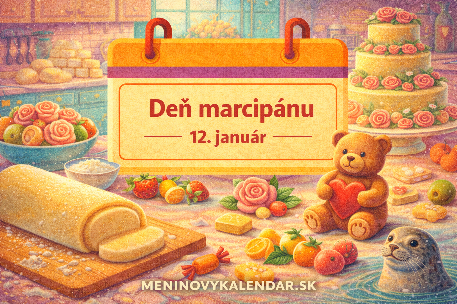 🍬 Deň marcipánu – sladké umenie s bohatou históriou (12. január)
