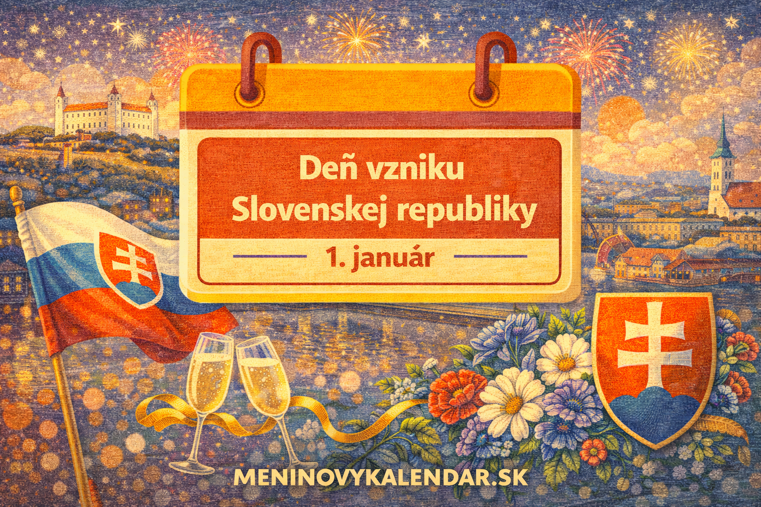 Deň vzniku Slovenskej republiky 🇸🇰 (1. január)