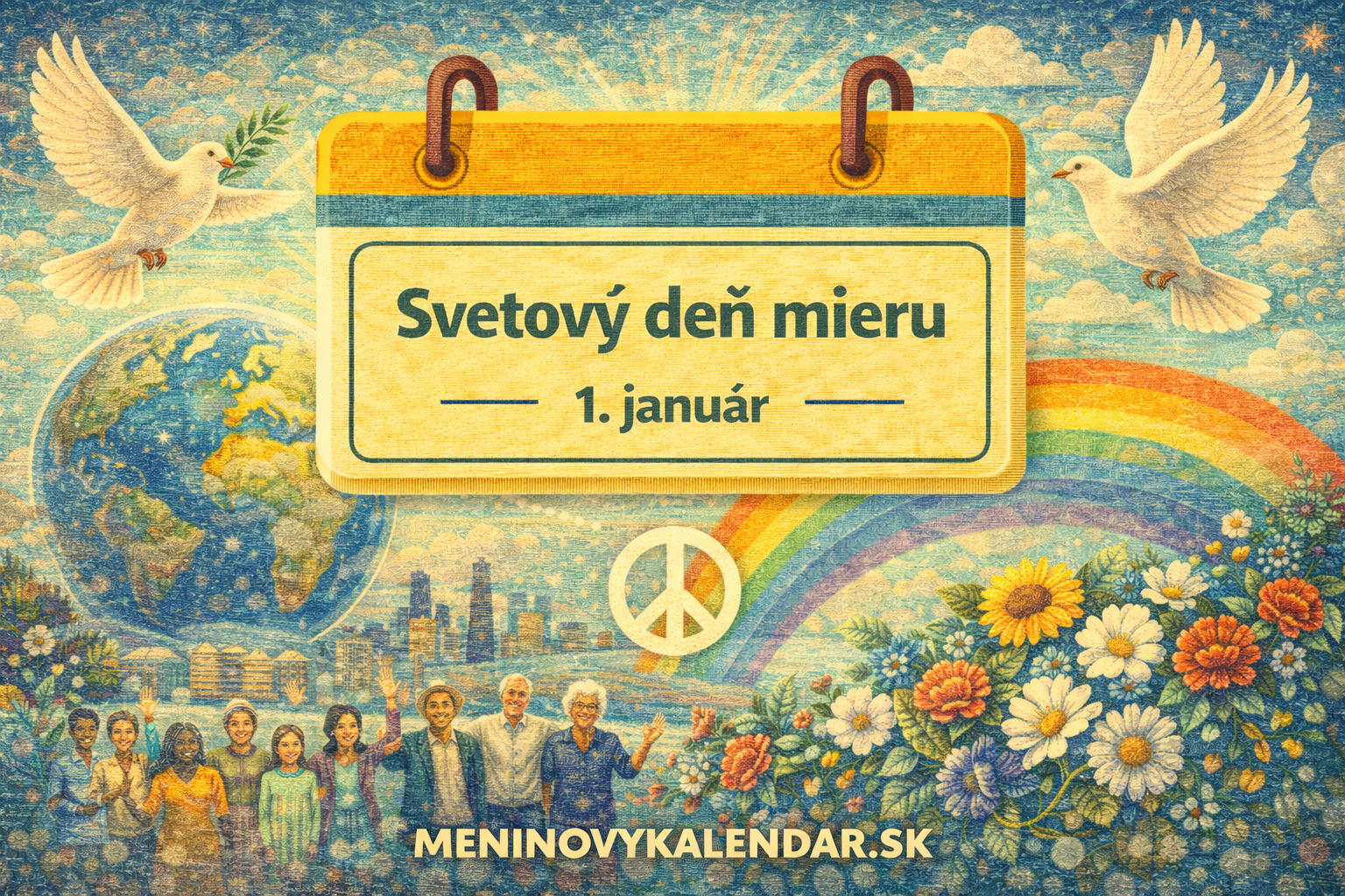 🌍 Svetový deň mieru – posolstvo pokoja, porozumenia a nádeje ✌️ (1. január)