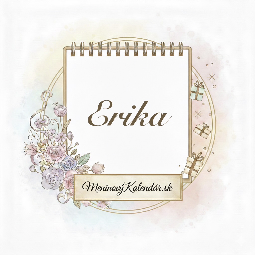 Kedy má meniny Erika? 🌷