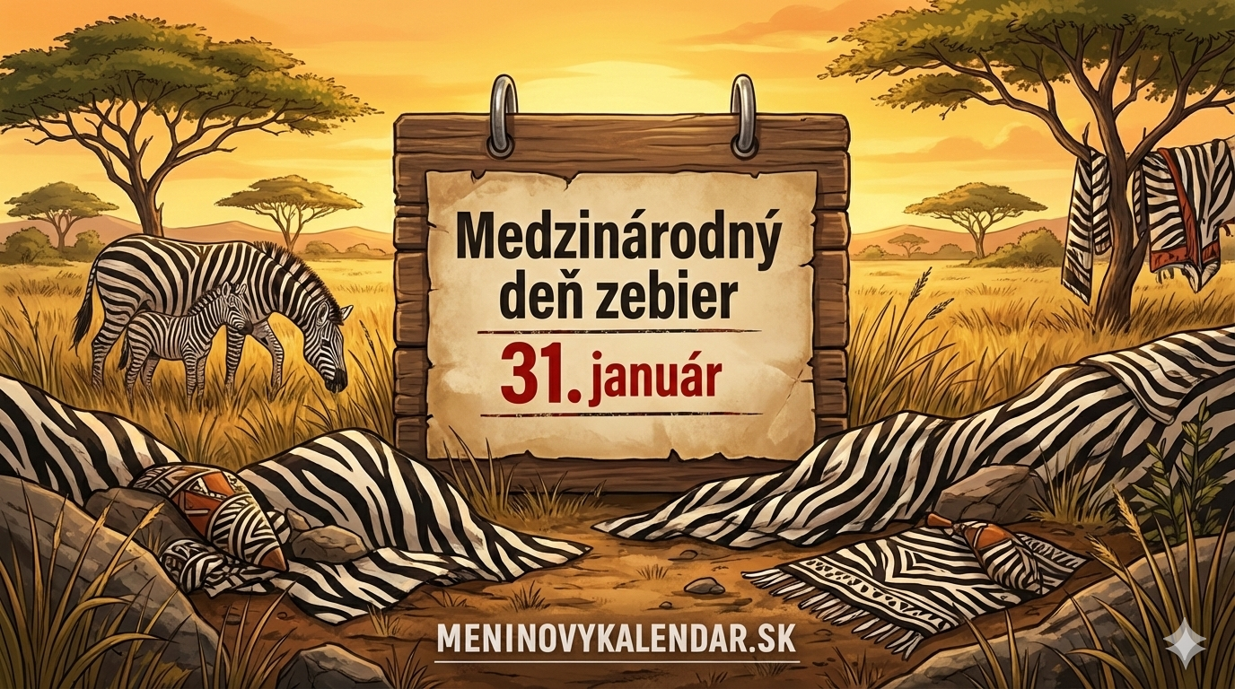 Medzinárodný deň zebier 🦓 (31. január)