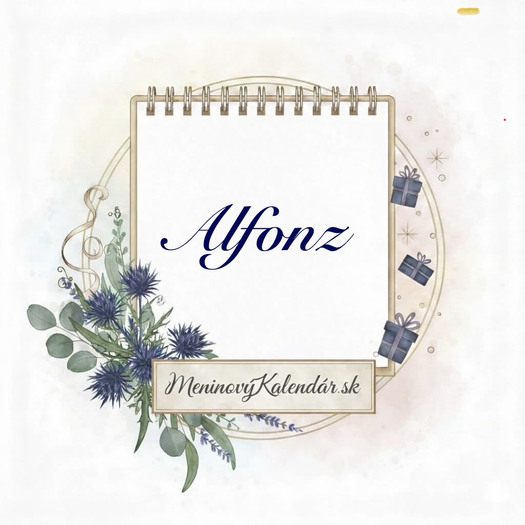 Kedy má meniny Alfonz? 🥳